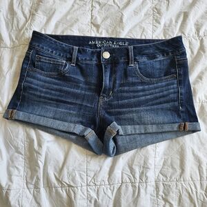 American Eagle Outfitters Blue Jean Shorts Classic Fit